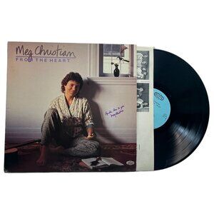 Meg Christian From the Heart 33 Folk Rock SIGNED LP 1984 Olivia LF937 VG+
